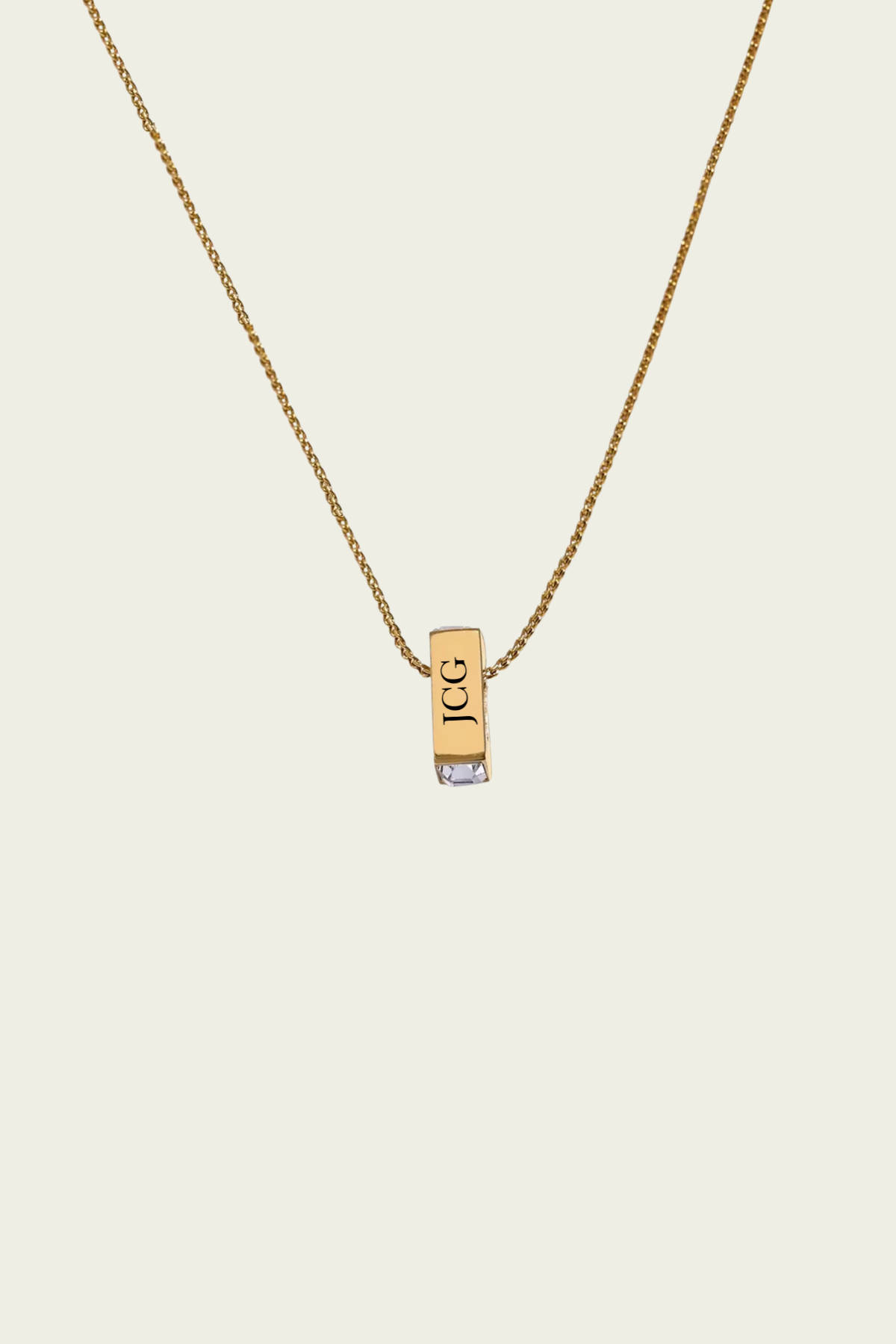 Petite Bar Tag Necklace - Engraved