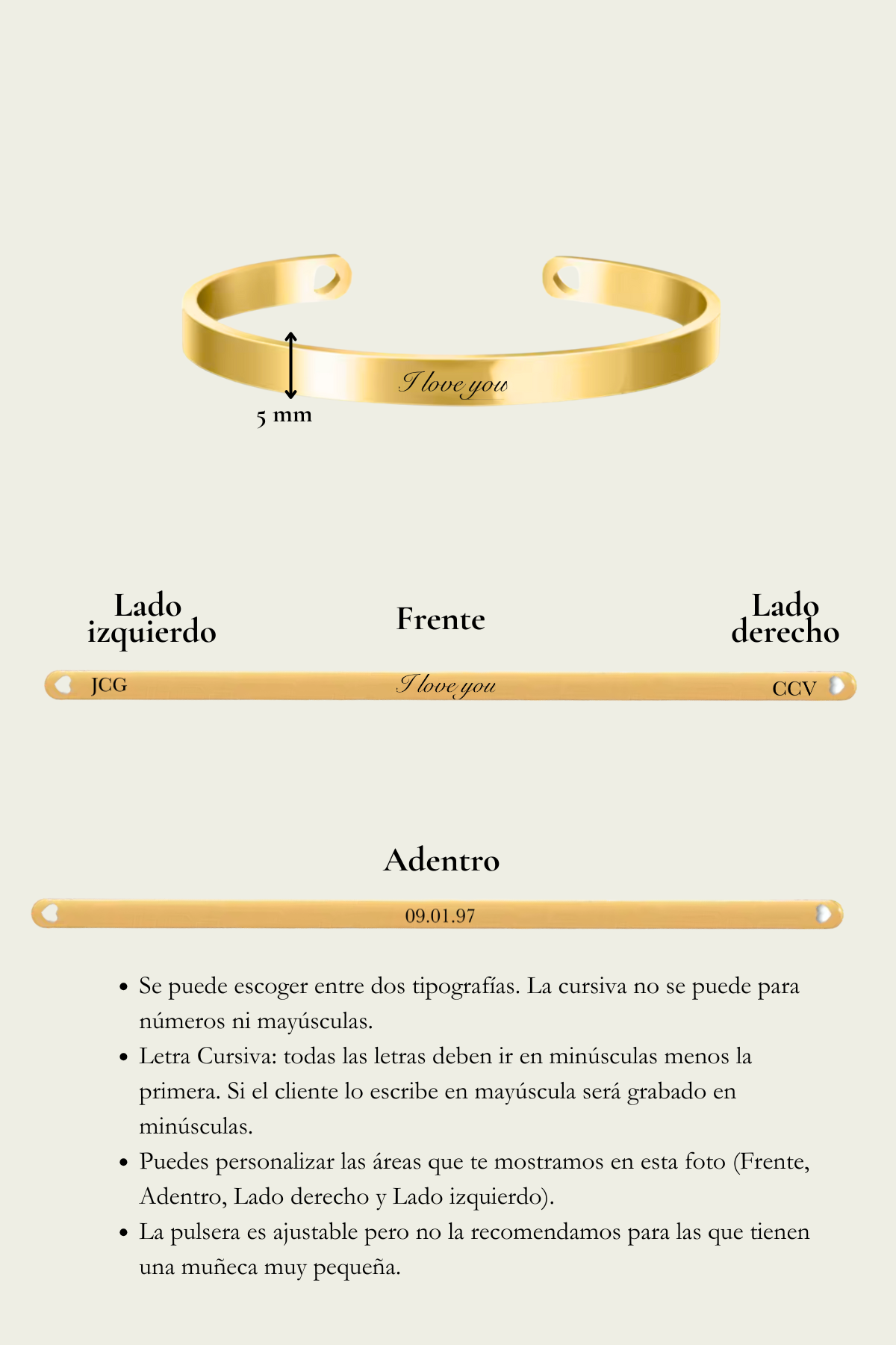 Bracelet - Engraved Edition