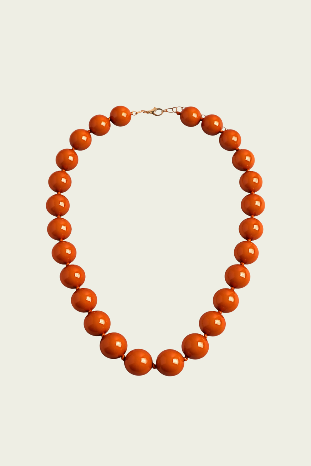 Icon Necklace-Burnt Orange