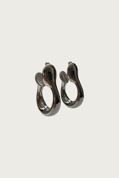 Alfa Earrings Silver