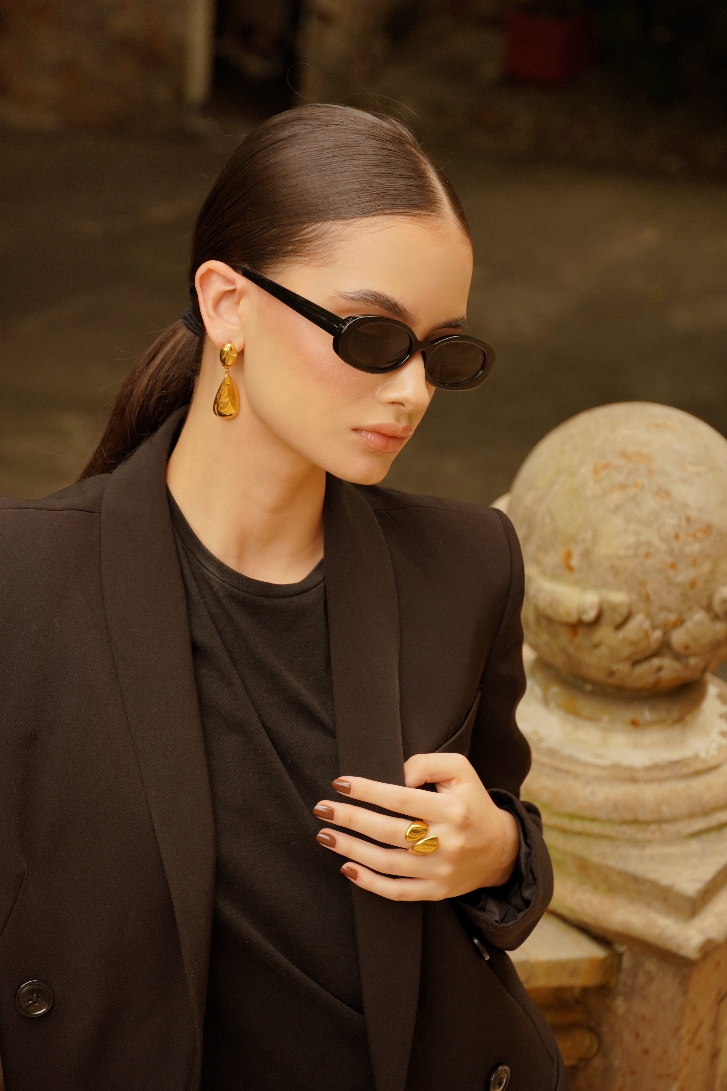 Larmes Earrings Gold