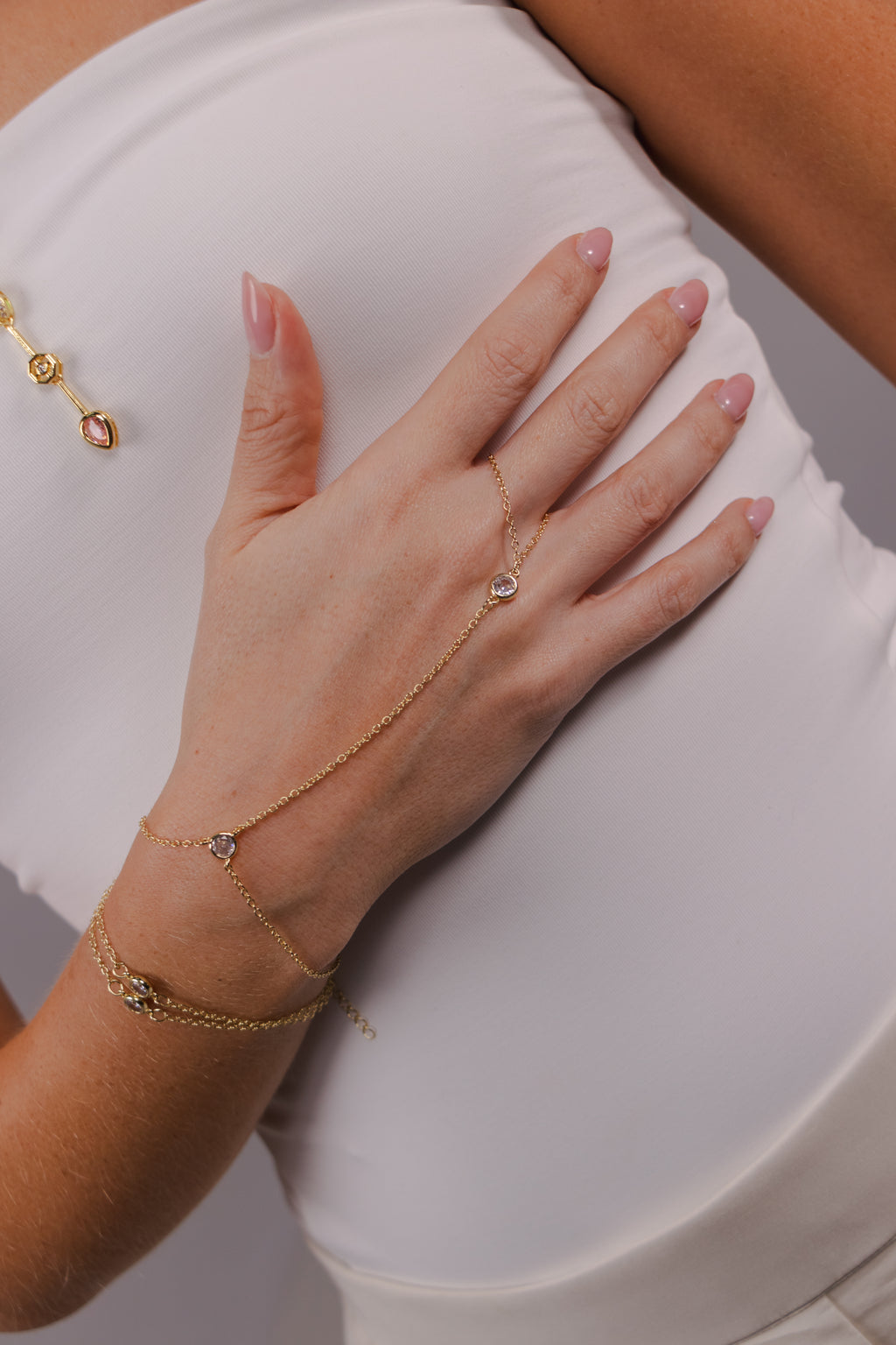 Glossy Donut Hand Chain