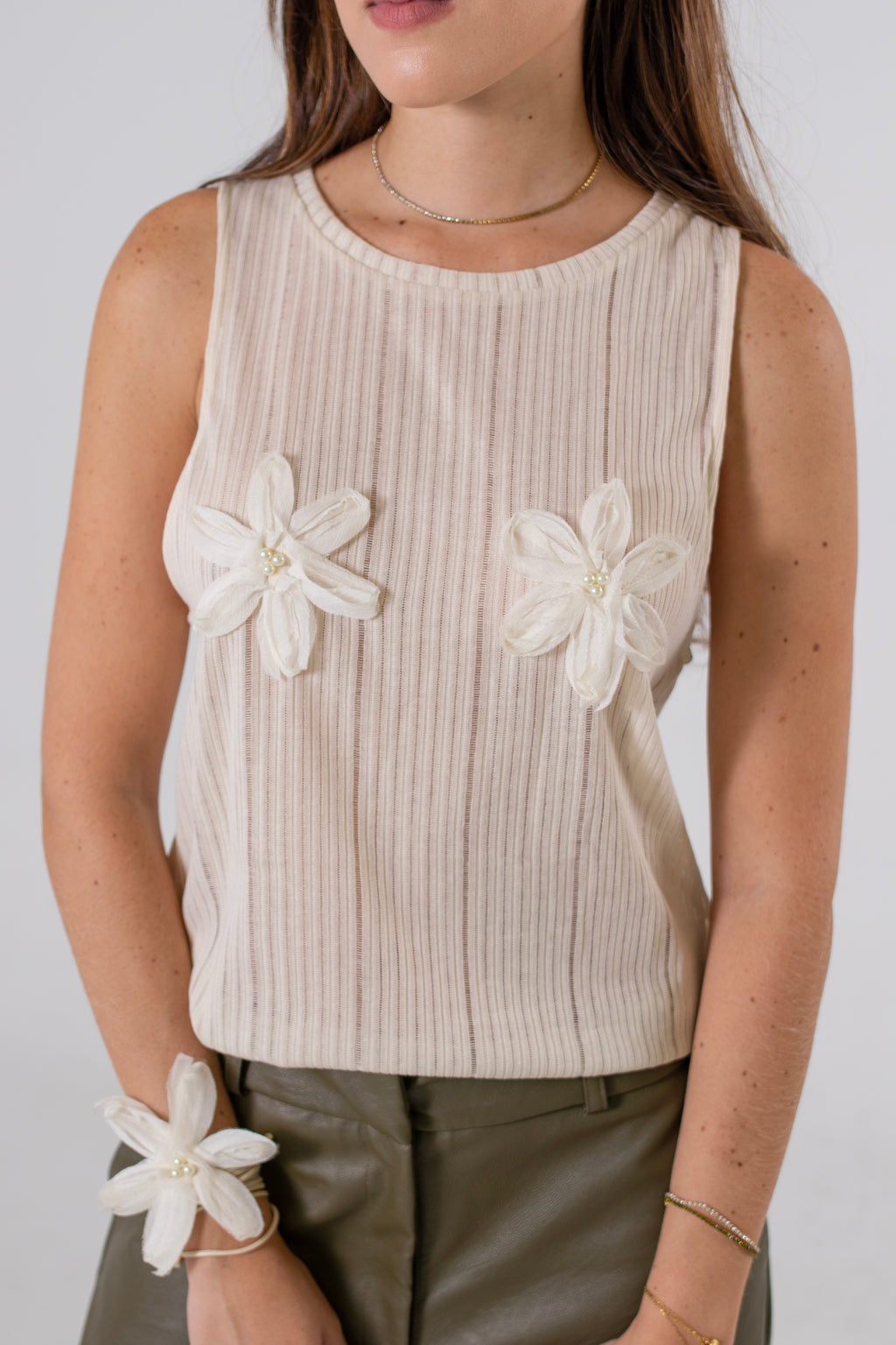 JULIA TOP - BEIGE