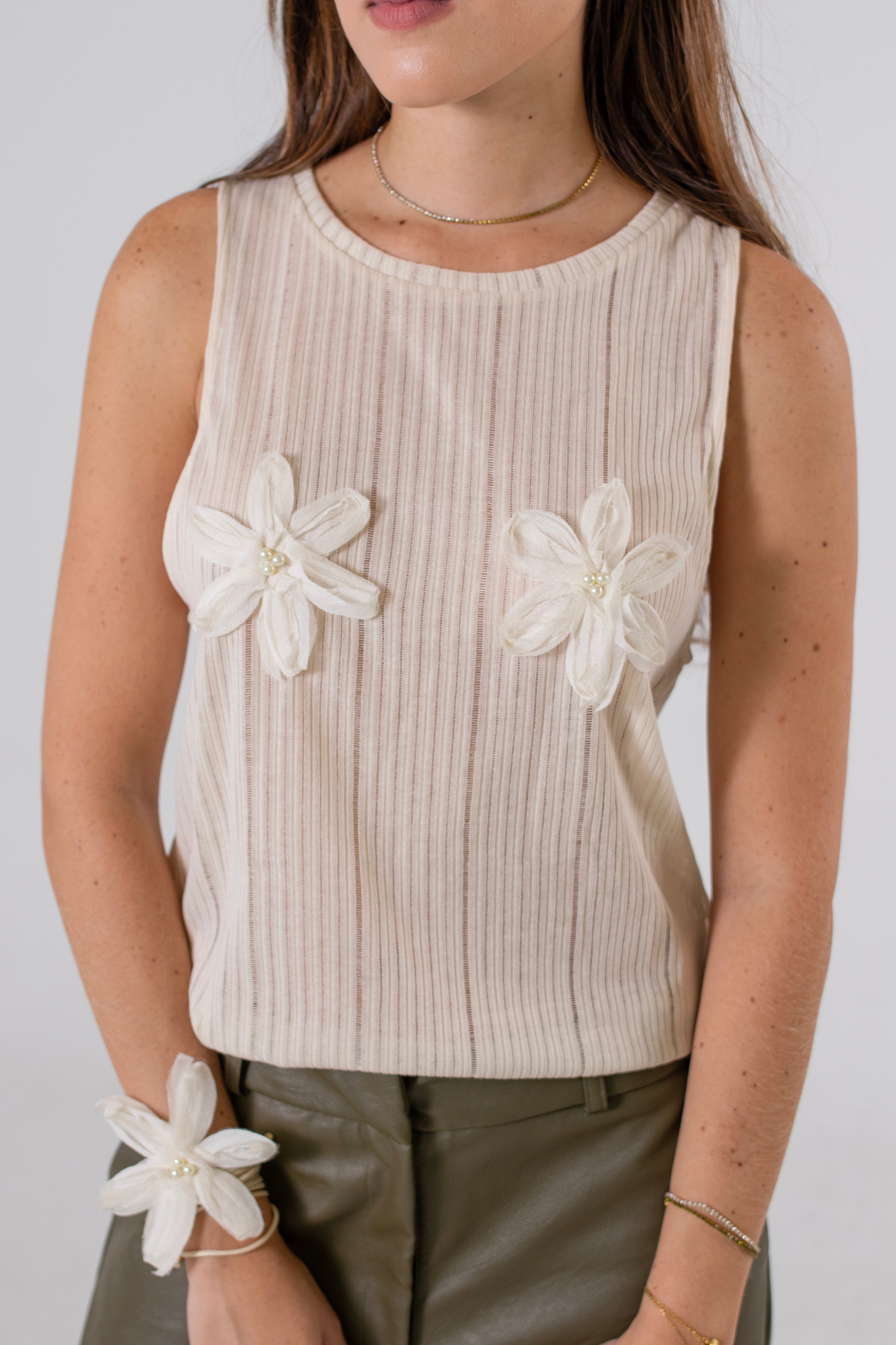 JULIA TOP - BEIGE