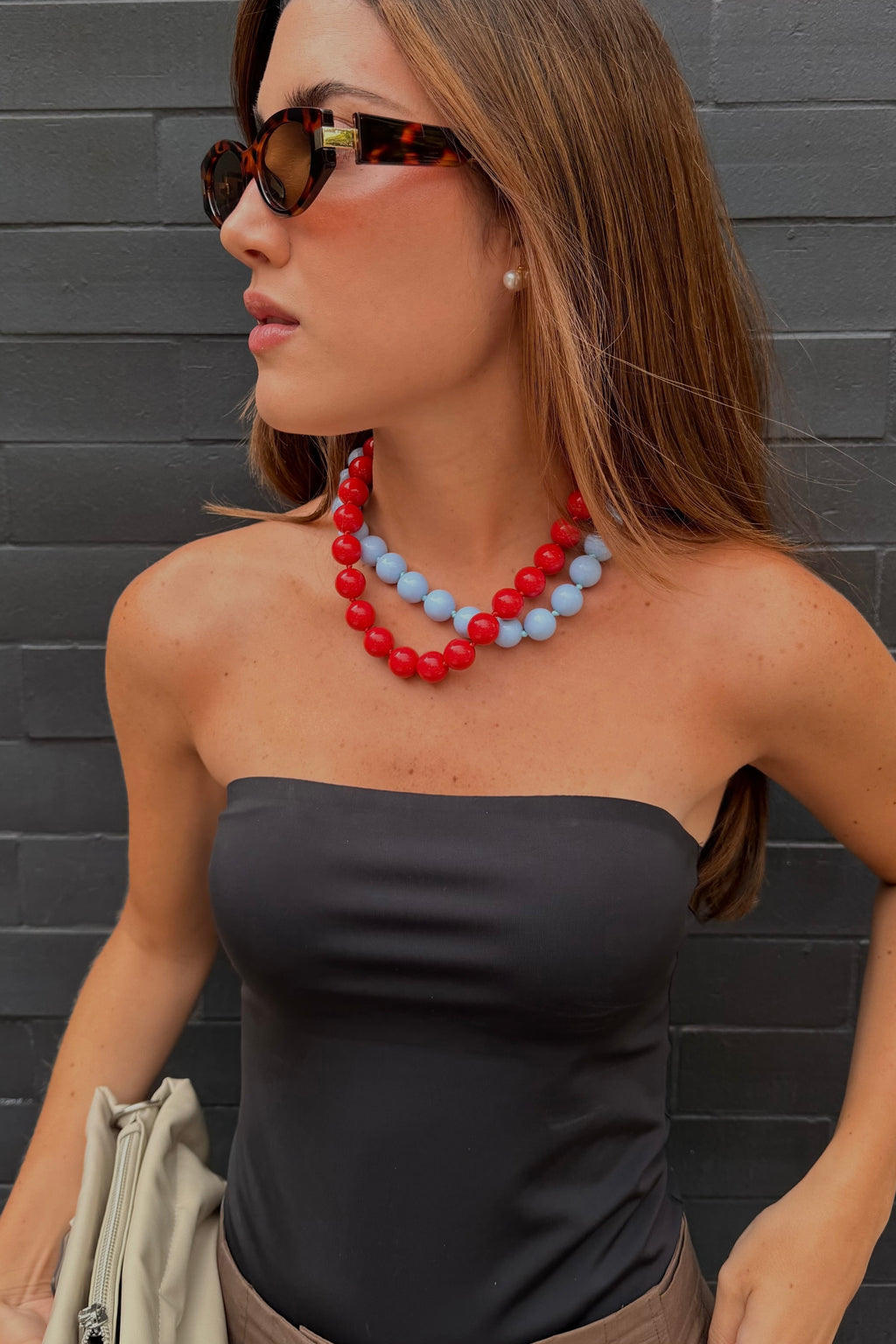 Icon Necklace-Red
