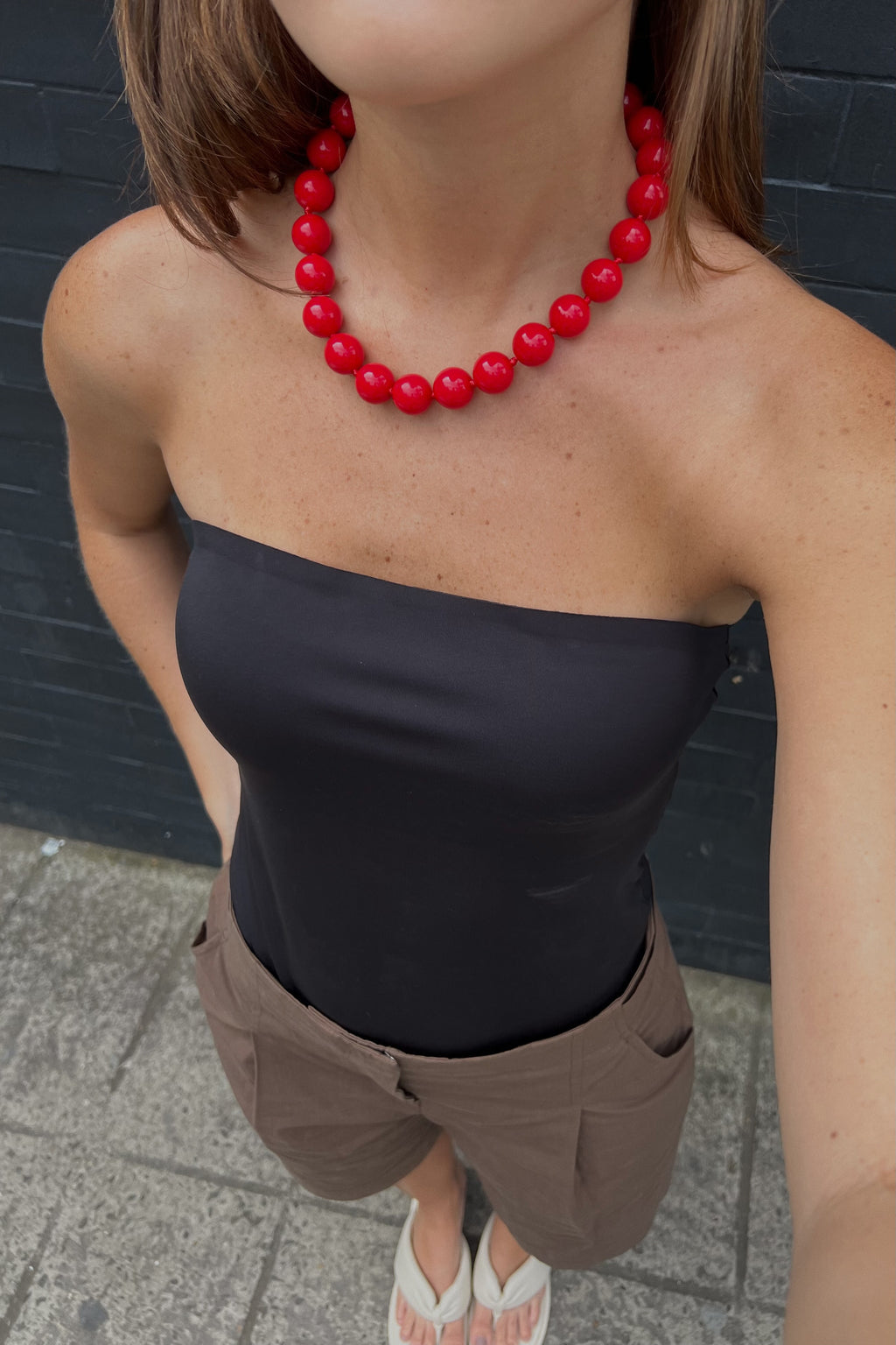 Icon Necklace-Red
