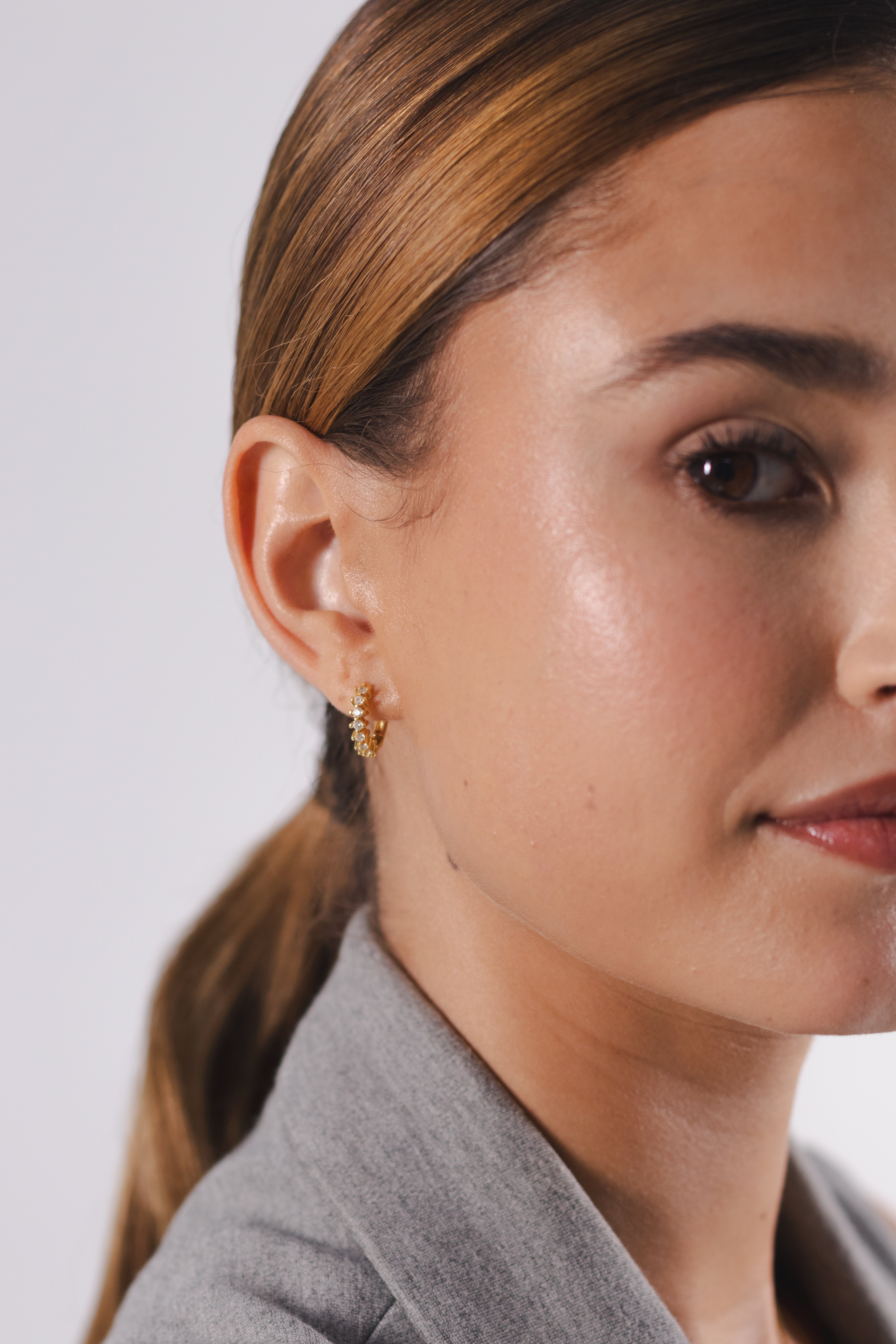 Temsa Earrings White