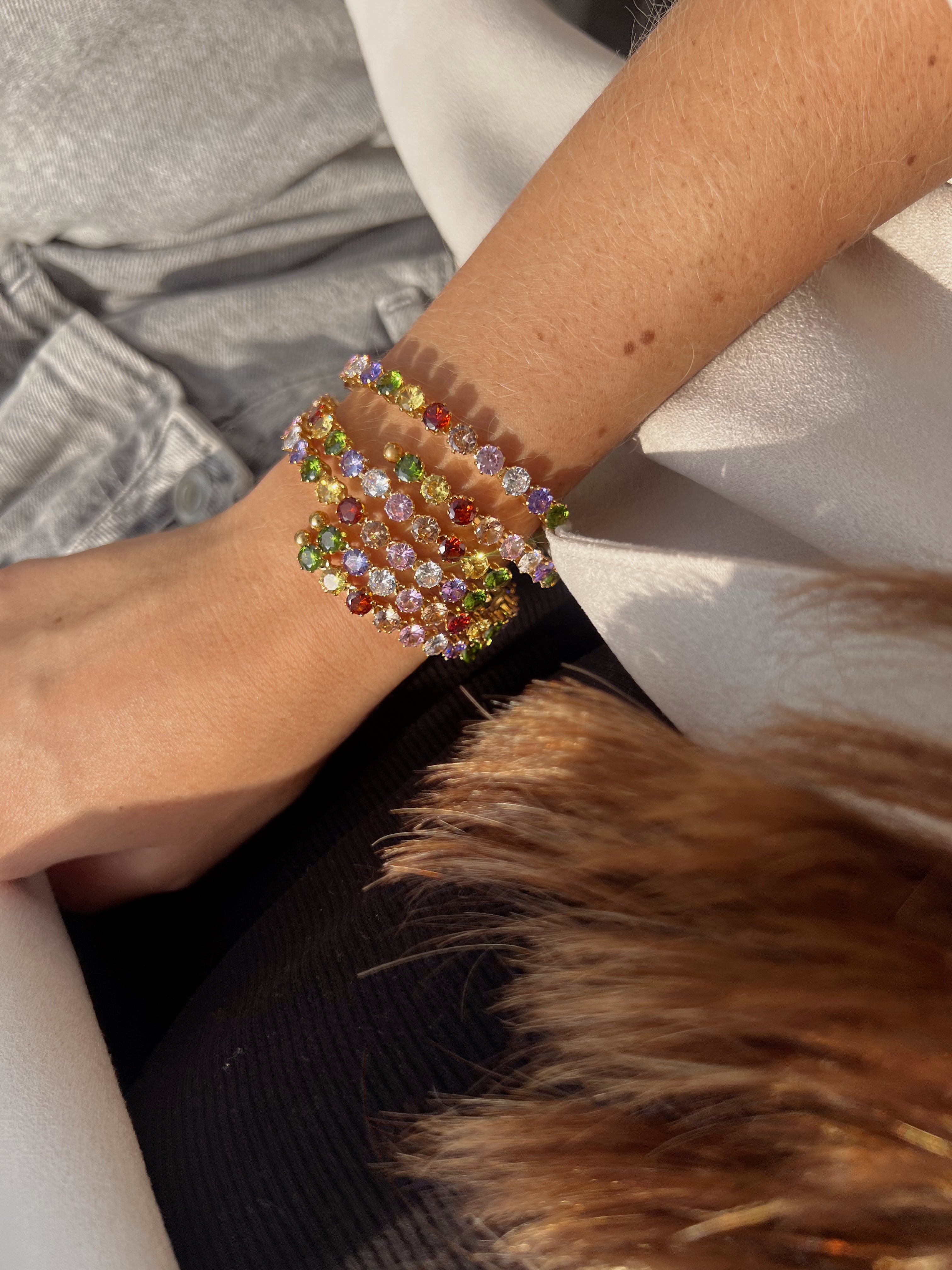 Zoe Rainbow Bracelet