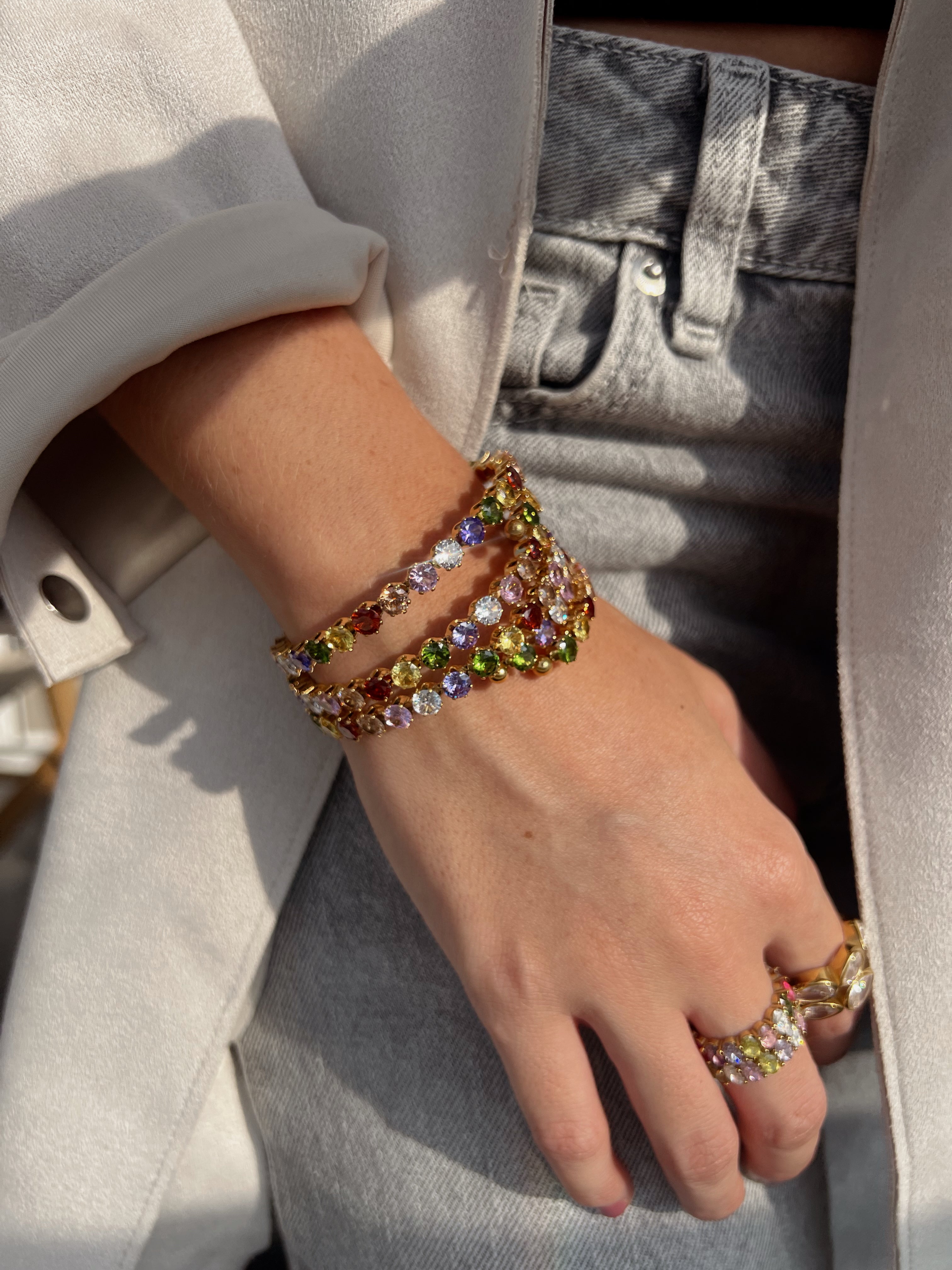 Zoe Rainbow Bracelet