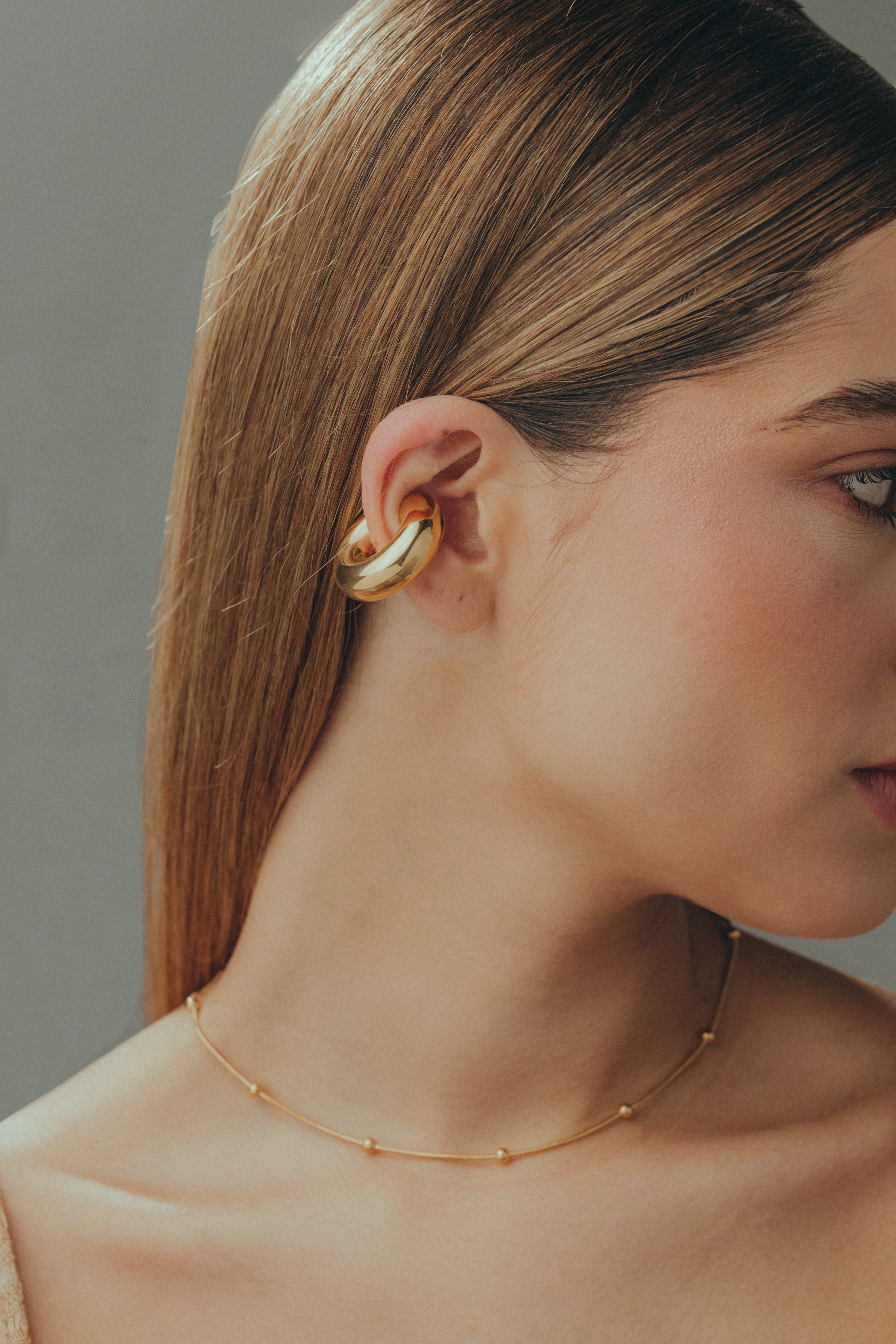 Crescent Moon Earcuff